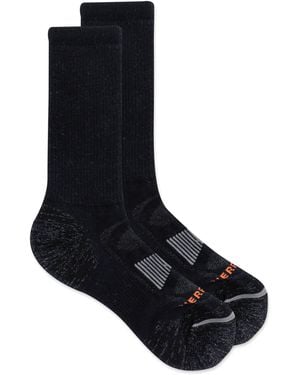 Merrell Zoned Hiking Crew Walking Sock - Black