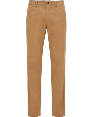 BOSS Crigan2 D Straight Leg Trousers - Brown