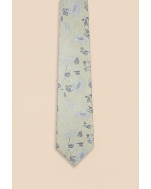 Without Prejudice Adriana Silk Floral Tie - Natural