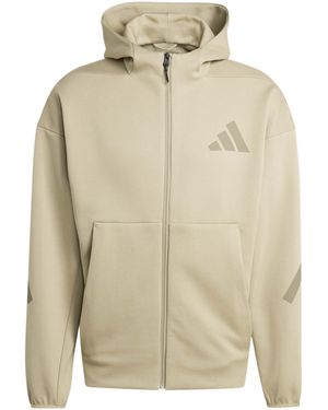 adidas Z.N.E. Full Zip Hoodie - Natural