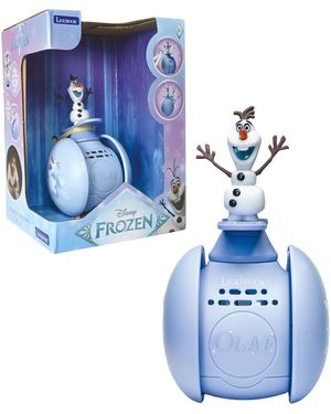 Disney Frozen Sliding Olaf One-Wheel Perfect Balanced Olaf With Light And Sound Effects - Blue