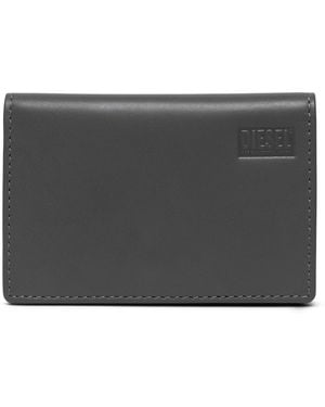 DIESEL Bi-Fold Card Holder Wallet - Black