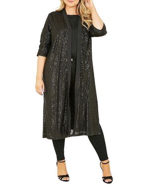 Yumi' Sequin Kimono - Black