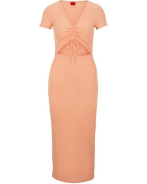 HUGO Nalexi Maxi Dress - Orange
