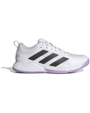 adidas gazelle silver green womens adidas Netcourt Netball Shoes Jnr White/Pink  Greaves Sports