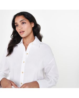 Biba Branded Shirt Ladies - White
