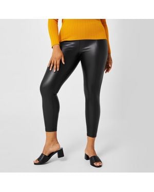 Biba Pu Stretch Legging - Blue