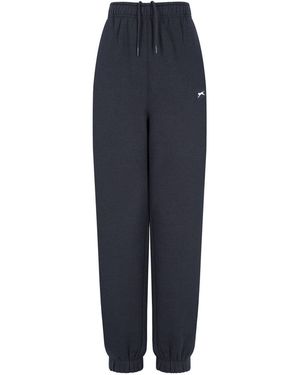 Slazenger 1881 Closed Hem Fleece Trousers - Blue