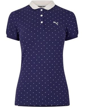 PUMA (19) Aop Polo Astral Aura - Blue