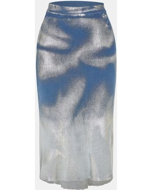 DIESEL Tailored Pencil Skirt - Blue