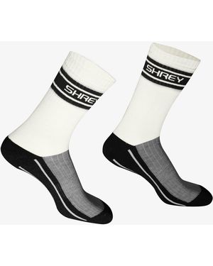 Shrey Elite Double Layer Socks 2 Pack - Black