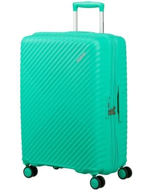 American Tourister Diablast Spinner 68X47X31/34Cm Exp Tsa Medium Hard Suitcase - Green