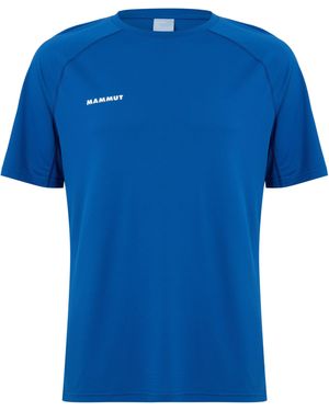 Mammut Short Sleeve Performance T-Shirt - Blue