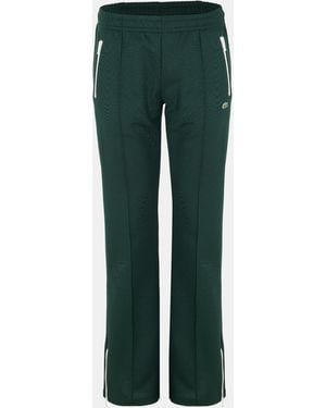 Lacoste Open Cuff Woven Tapered Joggers - Green