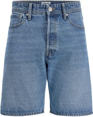 Jack & Jones Tony Loose Denim Shorts - Blue