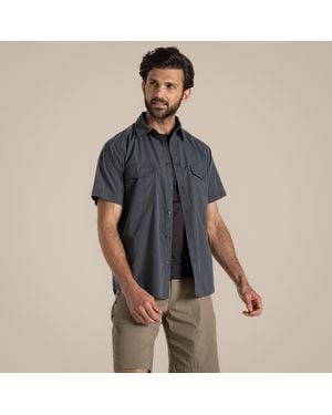 Craghoppers Kiwi Ss Shirt - Blue