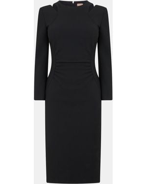BOSS Dadeka Wrap Dress - Black