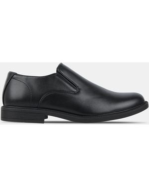 GIORGIO Slip On Derby Shoes - Black