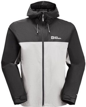 Jack Wolfskin Jw Weiltal Waterproof Jacket - Black