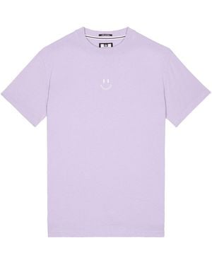 Weekend Offender Smile Graphic T-Shirt - Purple