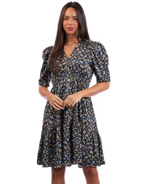 BOSS C Dizziano Milkmaid Dress - Black