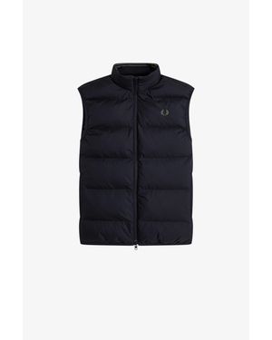 Fred Perry Insulated Quilted Gilet - Blue