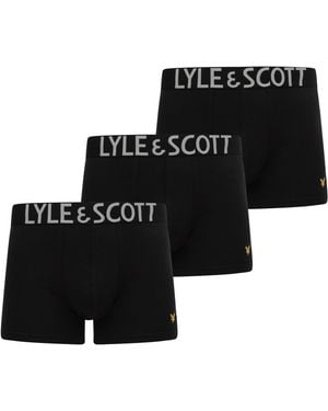 Lyle & Scott Wide Trunks - Black