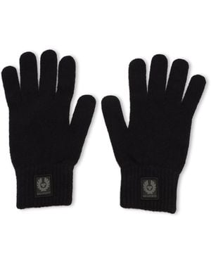 Belstaff Dock Knitted Gloves - Black
