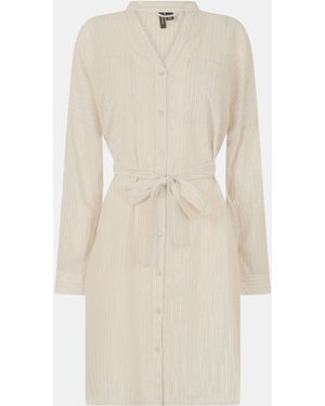 Vero Moda Ines Shirt Drss - Natural