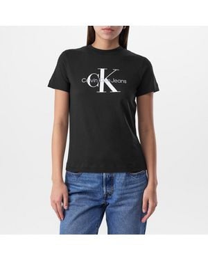 Calvin Klein Printed Logo T-Shirt - Black