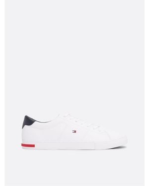 Tommy Hilfiger Essential Tie Detail Trainers - White