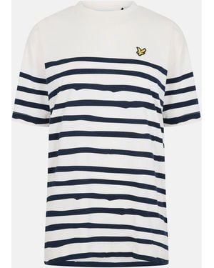 Lyle & Scott C Breton Long-Sleeve T-Shirt - Blue