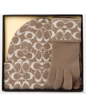 COACH Signature C Giftset - Brown