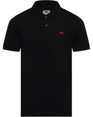 Levi's Slim Housemark Polo Bright Whi - Black