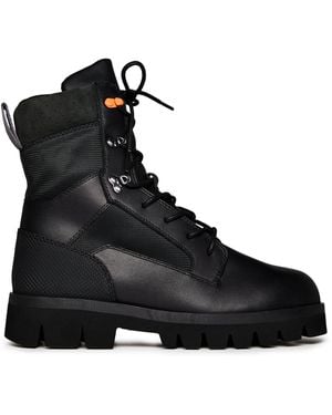 Heron Preston Military Biker Boots - Black