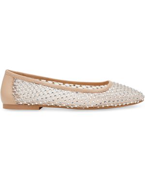 Steve Madden Auden Ballet Court Shoes - Natural