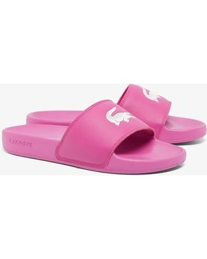 Lacoste Serve Sliders - Pink