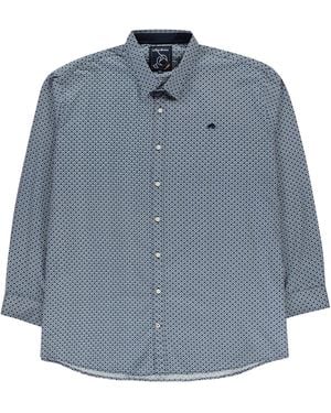 Raging Bull Big & Tall Long-Sleeve Oxford Shirt - Blue