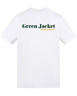 AWD Adults Printed Golf Masters Tee - White