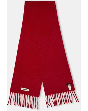 Jacquemus Jacquard Midweight Scarf - Red