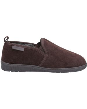 Hush Puppies Arnold Slipper - Brown