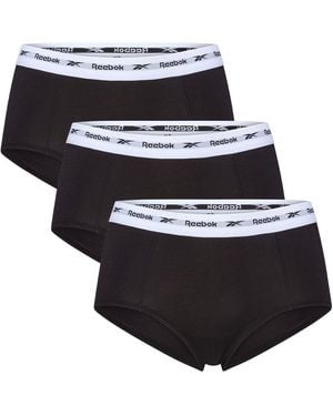 Reebok 3 Pack Boyshort Carla - Black