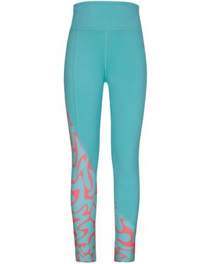 Reebok Running Printed Leggings - Blue