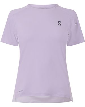 On Shoes Performance Short Sleeve Running T-Shirt - Purple