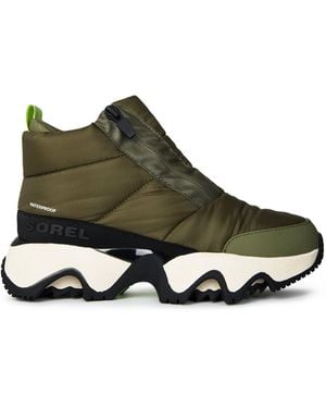 Sorel Kinetic Impact Caribou Weather Resistant Hiker Boots - Green
