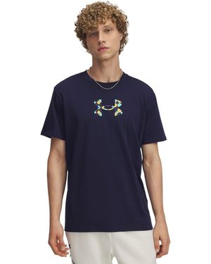 Under Armour Holiday Heavyweight Regular Fit T-Shirt - Blue