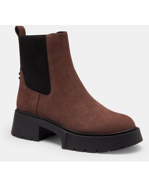 COACH Leah Chelsea Boots - Brown