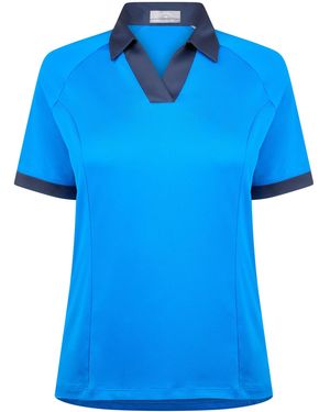 Callaway Apparel Short Sleeve Polo Shirt - Blue