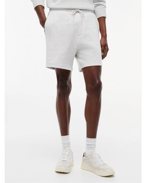 Tommy Hilfiger Fleece Jogger Shorts - White