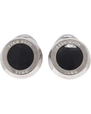 BOSS Simony Polished-Tone Cufflinks - Black